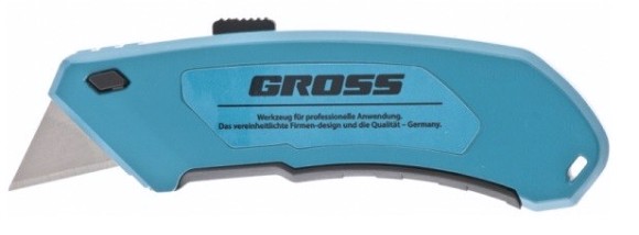 Нож строительный GROSS 78899 130 мм, выдв., лезвие 18 мм