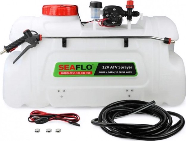 Опрыскиватель для квадроцикла SEAFLO 4GPM, 80PSI, 12V [SFSP-100-040-01B]
