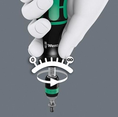 Отвертка динамометрическая WERA 7445 2,5 х 11,5 lbs.in. WE-074710 [WE-074710]