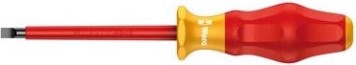 Отвертка изолированная WERA Kraftform Comfort VDE 1000 V 1160i 1,2 х 6,5 х 200 MM WE-031586 [WE-031586]