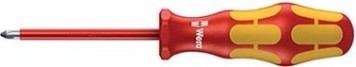 Отвертка крестовая диэлектрическая WERA Kraftform Plus 100 VDE 1000 V 162i PH PH3 х 150 мм WE-006156 [WE-006156]