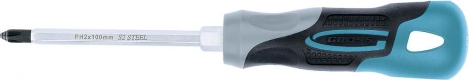 Отвертка крестовая GROSS PH 2 х 100 мм 12144 [12144]