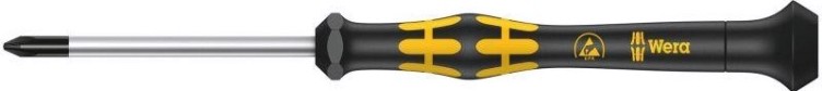 Отвертка крестовая WERA Kraftform Micro 1550 PH ESD PH 00 х 60 мм WE-030110 [WE-030110]
