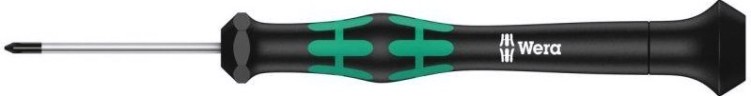 Отвертка крестовая WERA Kraftform Micro 2050 PH PH 000 х 40 мм WE-345290 [WE-345290]