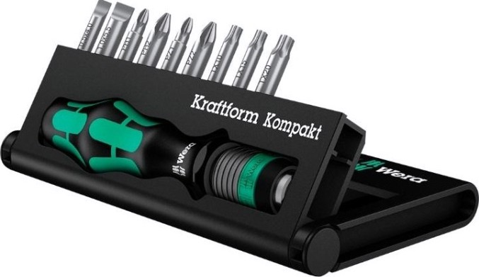 Отвертка с битами WERA Kraftform Kompakt 10 WE-056653 [WE-056653]