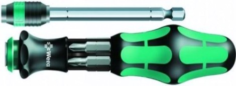 Отвертка с битами WERA Kraftform Kompakt 20 7 предметов WE-051021 [WE-051021]