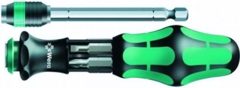 Отвертка с битами WERA Kraftform Kompakt 26 7 предметов WE-051025 [WE-051025]