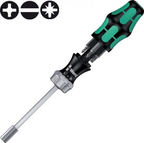 Отвертка с битами WERA Kraftform Kompakt 27 RA 1 SB 7 предметов WE-073660 [WE-073660]