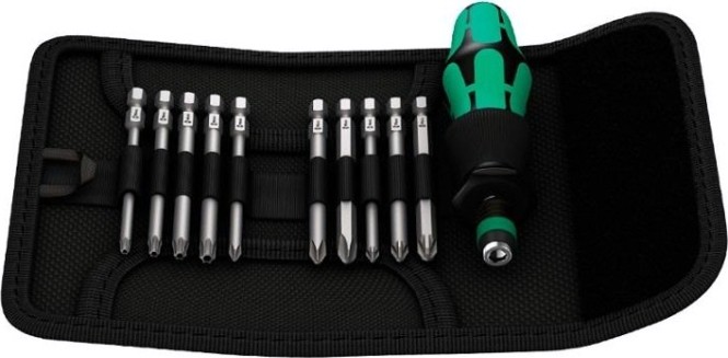 Отвертка с битами WERA Kraftform Kompakt 41 11 предметов WE-059299 [WE-059299]