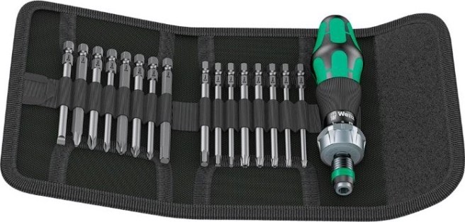 Отвертка с битами WERA Kraftform Kompakt 60 RA WE-051040 [WE-051040]