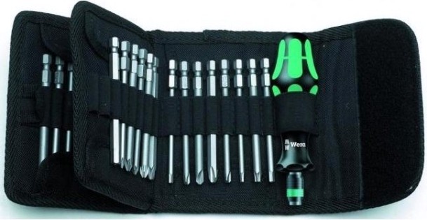 Отвертка с битами WERA Kraftform Kompakt 62 33 предмета WE-059297 [WE-059297]