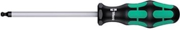 Отвертка с шестигранной сферической головкой WERA Kraftform Plus Серия 300 352 SW 10,0 х 150 MM WE-022830 [WE-022830]