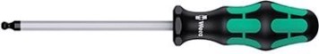 Отвертка с шестигранной сферической головкой WERA Kraftform Plus Серия 300 352 SW 4,0 х 100 MM WE-022810 [WE-022810]