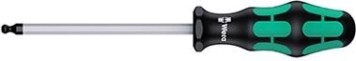 Отвертка с шестигранной сферической головкой WERA Kraftform Plus Серия 300 352 SW 6,0 х 125 MM WE-022820 [WE-022820]