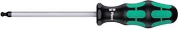 Отвертка с шестигранной сферической головкой WERA Kraftform Plus Серия 300 352 SW 8,0 х 150 MM WE-022825 [WE-022825]