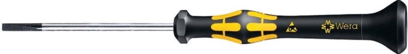 Отвертка шлицевая WERA Kraftform Micro 1578 A ESD 0,8 х 4,0 х 80 мм WE-030107 [WE-030107]