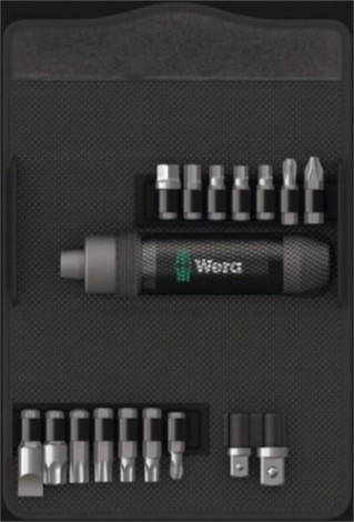 Отвертка ударная WERA WE-072017 5/16", 17 предметов