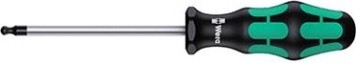 Отвертка WERA Kraftform Plus Серия 300 TORX 367 K TX 20 х 100 мм, со сферической головкой WE-027952 [WE-027952]