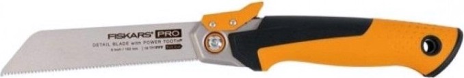 Пила садовая FISKARS PowerTooth 150мм 19 зубьев на дюйм [1062932]