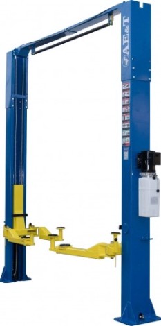 Подъемник автомобильный AE&T S4B-2 2-хстоечный 4 т (с верхней мех. синхрониз.) 380В [S4B-2 (380)]