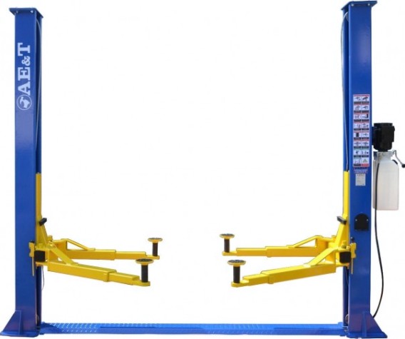 Подъемник автомобильный AE&T T4 "United Hydraulics" 2-хстоечный 4 т (380 В) [T4 (UH380)]