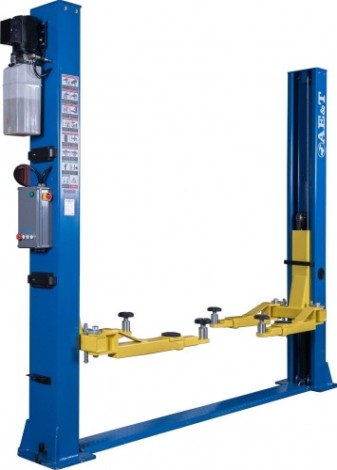 Подъемник автомобильный AE&T T4B 2-хстоечный 4 т 380 В (с электроразблокиратором) [T4B (380)]