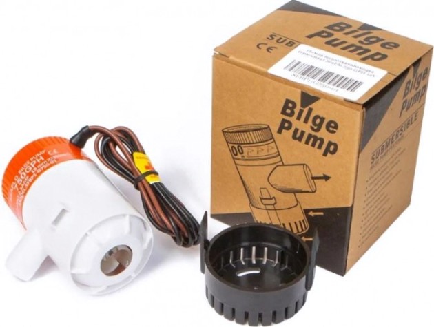 Помпа водооткачивающая SEAFLO трюмная, 12V 750 галлон/час, патрубок 19 мм [SFBP1-G750-01]