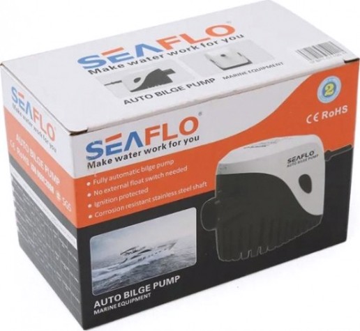 Помпа водооткачивающая SEAFLO трюмная, автоматическая, 12V 1100 галлон/час, патрубок 29 мм [SFBP1-G1100-11]