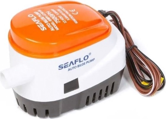 Помпа водооткачивающая SEAFLO трюмная, автоматическая, 12V 750 галлон/час, патрубок 19 мм [SFBP1-G750-06]
