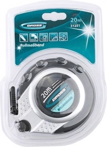 Рулетка геодезическая GROSS "Rollmasband" 20.0 м 31251 [31251]