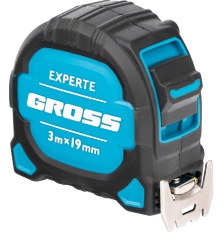 Рулетка GROSS 32574 Experte, 3 мx19 мм