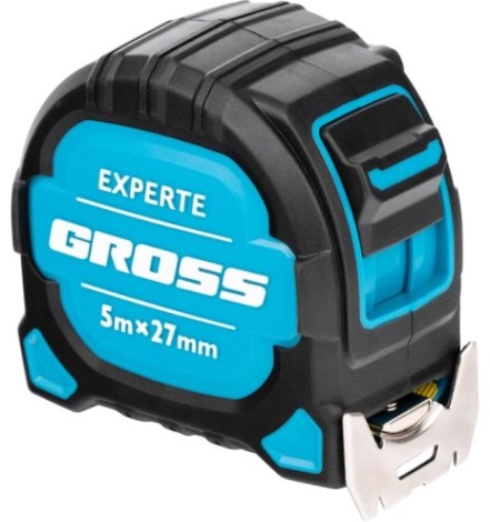 Рулетка GROSS 32575 Experte, 5 мx27 мм Рулетка GROSS 32575 Experte, 5 мx27 мм
