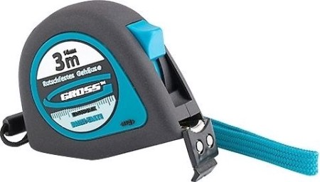 Рулетка GROSS "Ergonomisch" 3.0 м 31101 [31101]