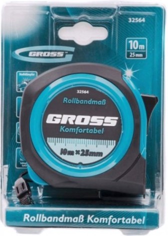 Рулетка GROSS "Komfortabel" 10.0 м 32564 [32564]