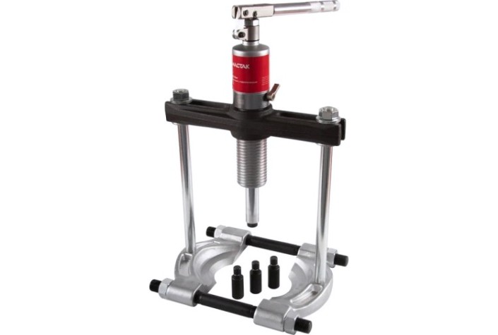 Съемник подшипников гидравлический МАСТАК 12 т, 20-200 мм сегментного типа, с совмещенным насосом [104-19712]