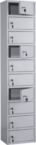 Шкаф кассира индивидуальный ПРАКТИК AMB-140/10 [S21499021002]