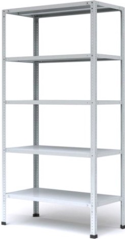 Стеллаж ПРАКТИК MS Standart 185/100 х 50/5 (5 полок)