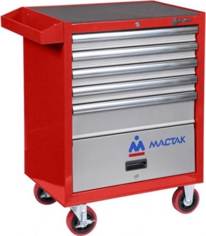 Тележка инструментальная МАСТАК "ПРОФИ" 299 предметов, красная 52-05299R [52-05299R]