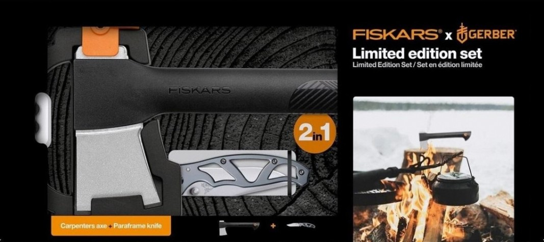 Топор FISKARS промо-набор лимитированной серии 1057911 [1057911]