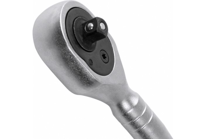 Трещотка 1/4" AV Steel AV-508600 72-зубца укороченная, 95 мм