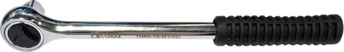 Трещотка СОЮЗ 1045-15-R1/2C квадрат 1/2", 39 зубов, пластиковая рукоятка