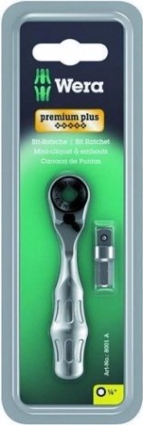 Трещотка WERA 8001 A Bit Ratchet " SB Retail clamp pack WE-073230 [WE-073230]