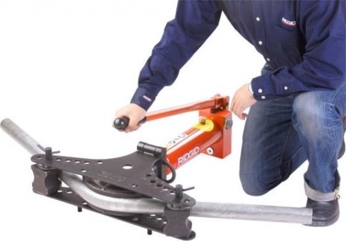 Трубогиб гидравлический ручной RIDGID HB382 с откидывающейся верхней пластиной [40383]