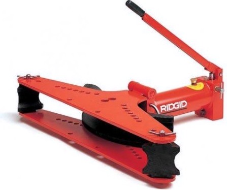 Трубогиб гидравлический ручной RIDGID HB383 с откидывающейся верхней пластиной [36523]