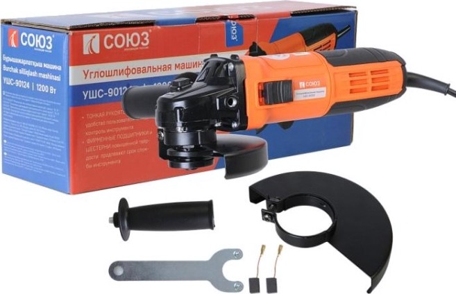 Угловая шлифмашина сетевая СОЮЗ УШС-90124