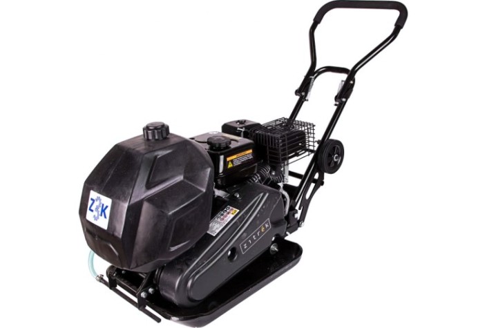 Виброплита ZITREK Z3K 92W бензиновый двигатель LONCIN, с баком и ковриком [091-0204-2]